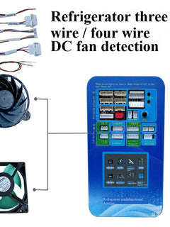 Refrigeration Tester for Air Conditioner DC Fan Inverter Compressor & AC Expansion Valve Refrigerator DC Fan Detector Tool