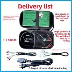 Dr Inverter Amateur - Detector de compresor de aire acondicionado de frecuencia Variable, tablero de detección de ventilador de CC de aire acondicionado, compresor de refrigerador