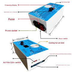 Dr Inverter Amateur - Detector de compresor de aire acondicionado de frecuencia Variable, tablero de detección de ventilador de CC de aire acondicionado, compresor de refrigerador